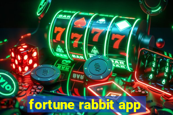 fortune rabbit app